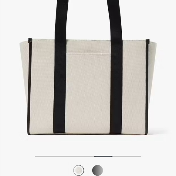 Kate Spade Black and White Modern Tote - Picture 3 of 3